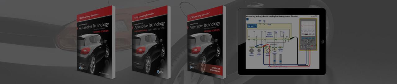 Cdx learning systems fundamentals of automotive technology